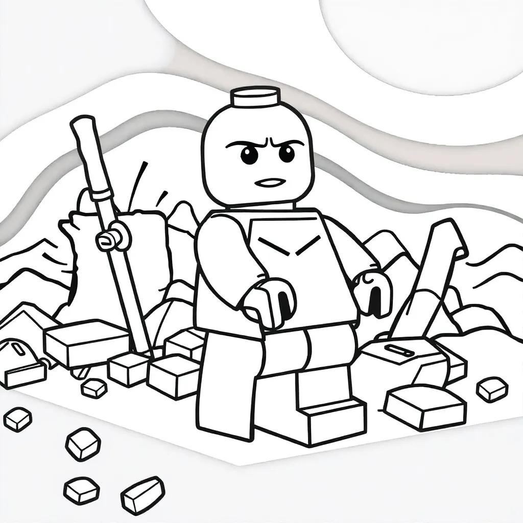 Lego Coloring Pages Printable Free