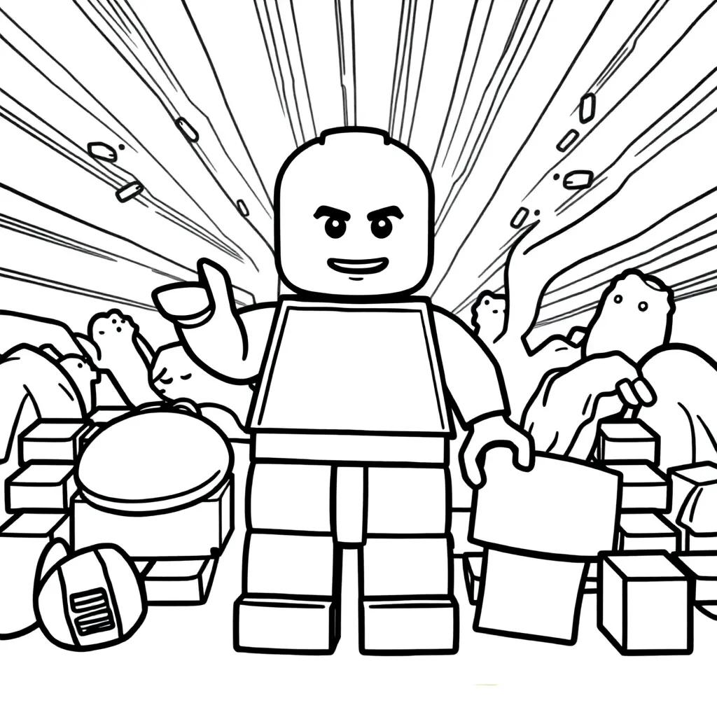 Lego Coloring Pages Free