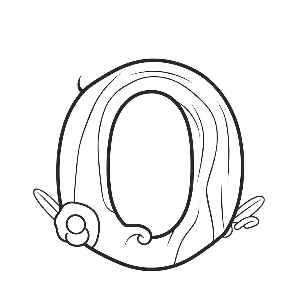 Letter O Coloring Pages For Preschoolers