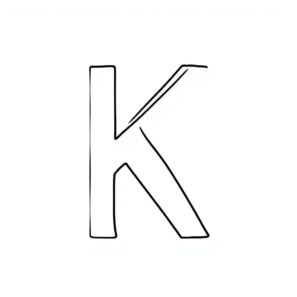 Letter K Coloring Pages