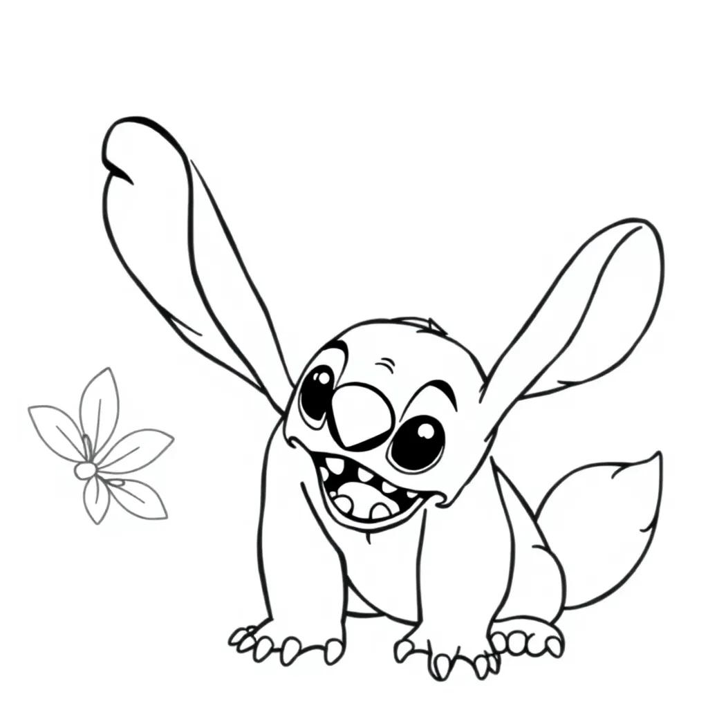 Lilo And Stitch Coloring Pages Printable Free