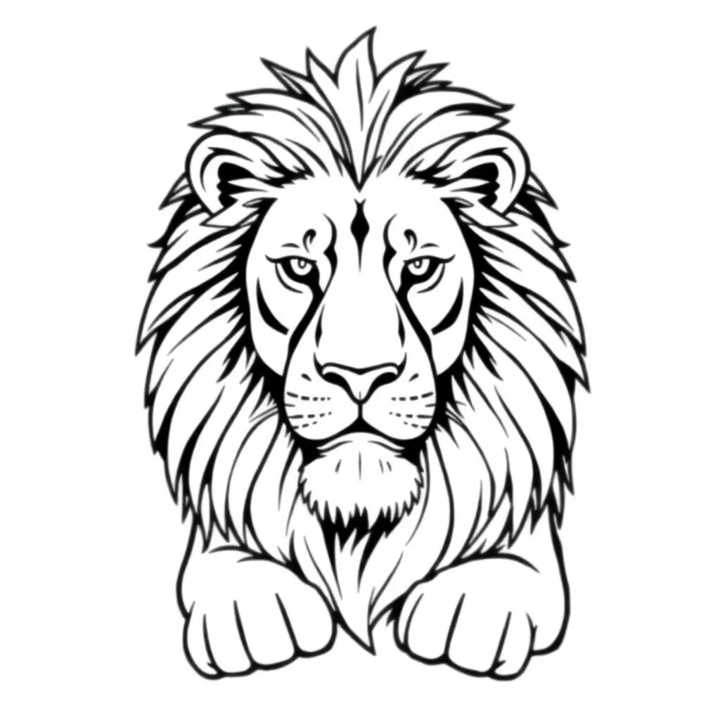Lion Coloring Pages Free Printable