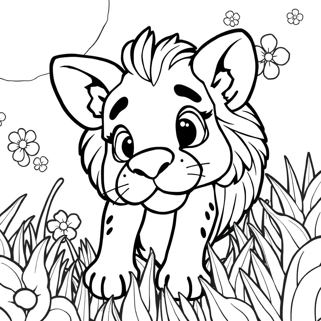 Lisa Frank Animal Coloring Pages