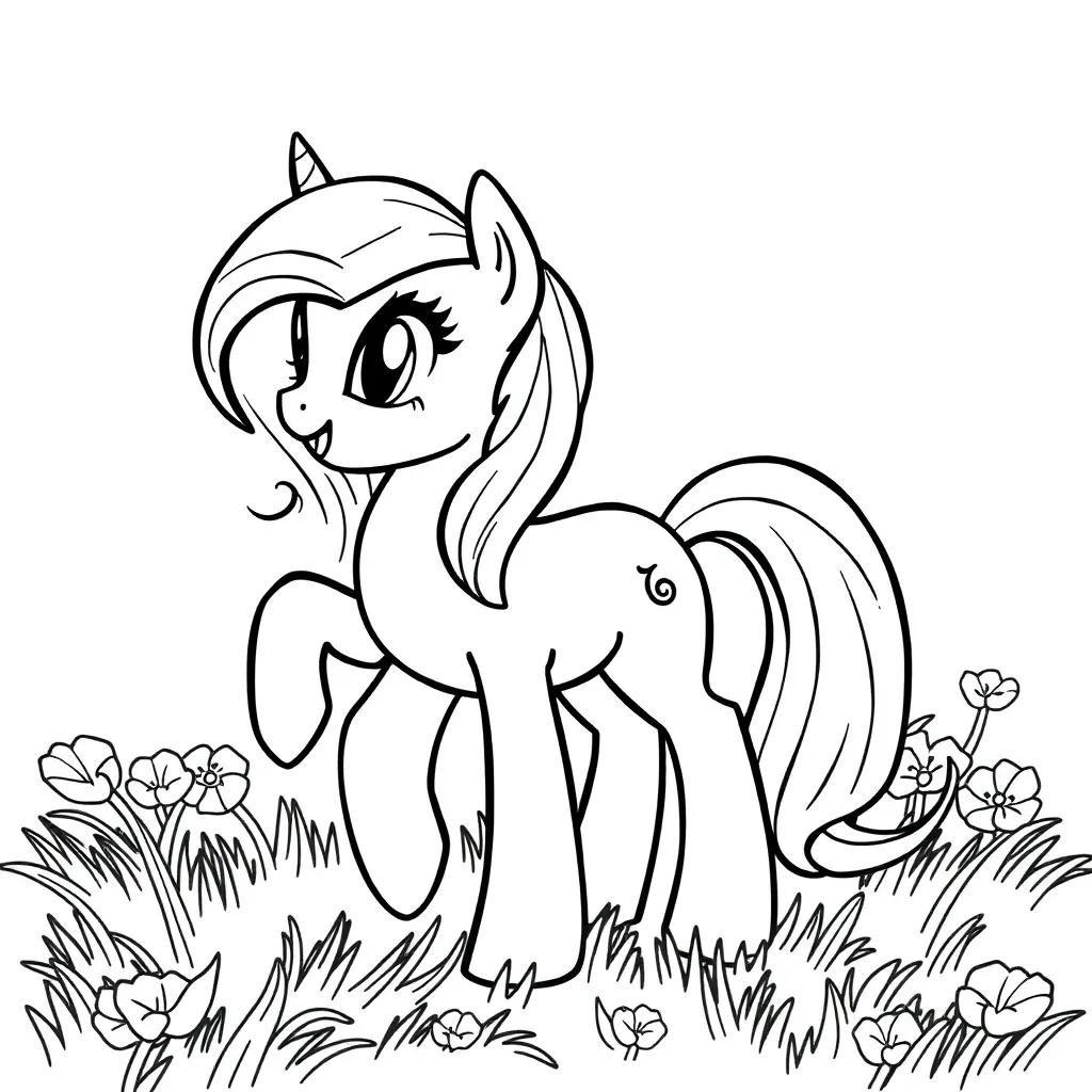 My Little Pony Printable Coloring Page My Little Pony Printable Coloring Page