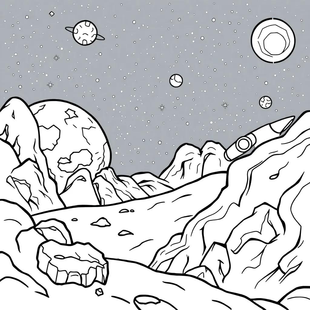 Little Space Coloring Pages