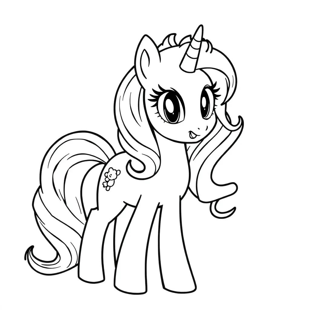 My Little Pony Rarity Coloring Pages