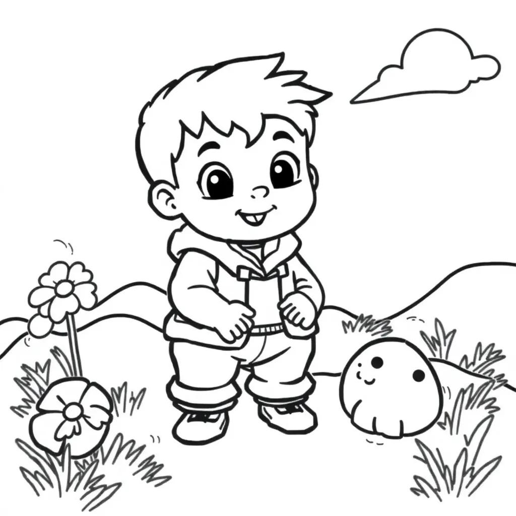 Little Kid Coloring Pages
