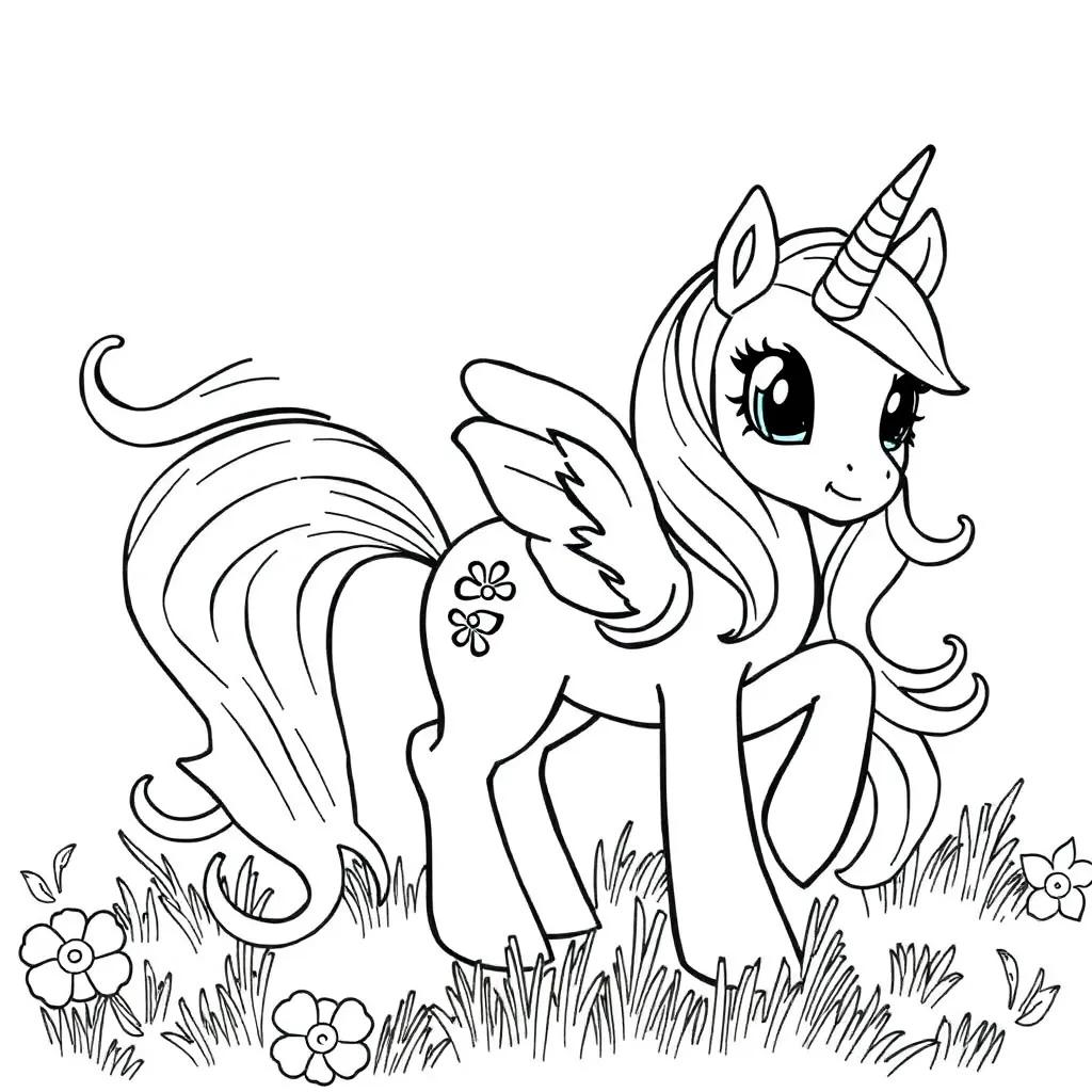 My Little Pony Unicorn Coloring Pages