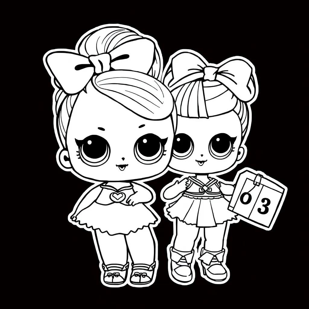 Lol Surprise Dolls Coloring Pages