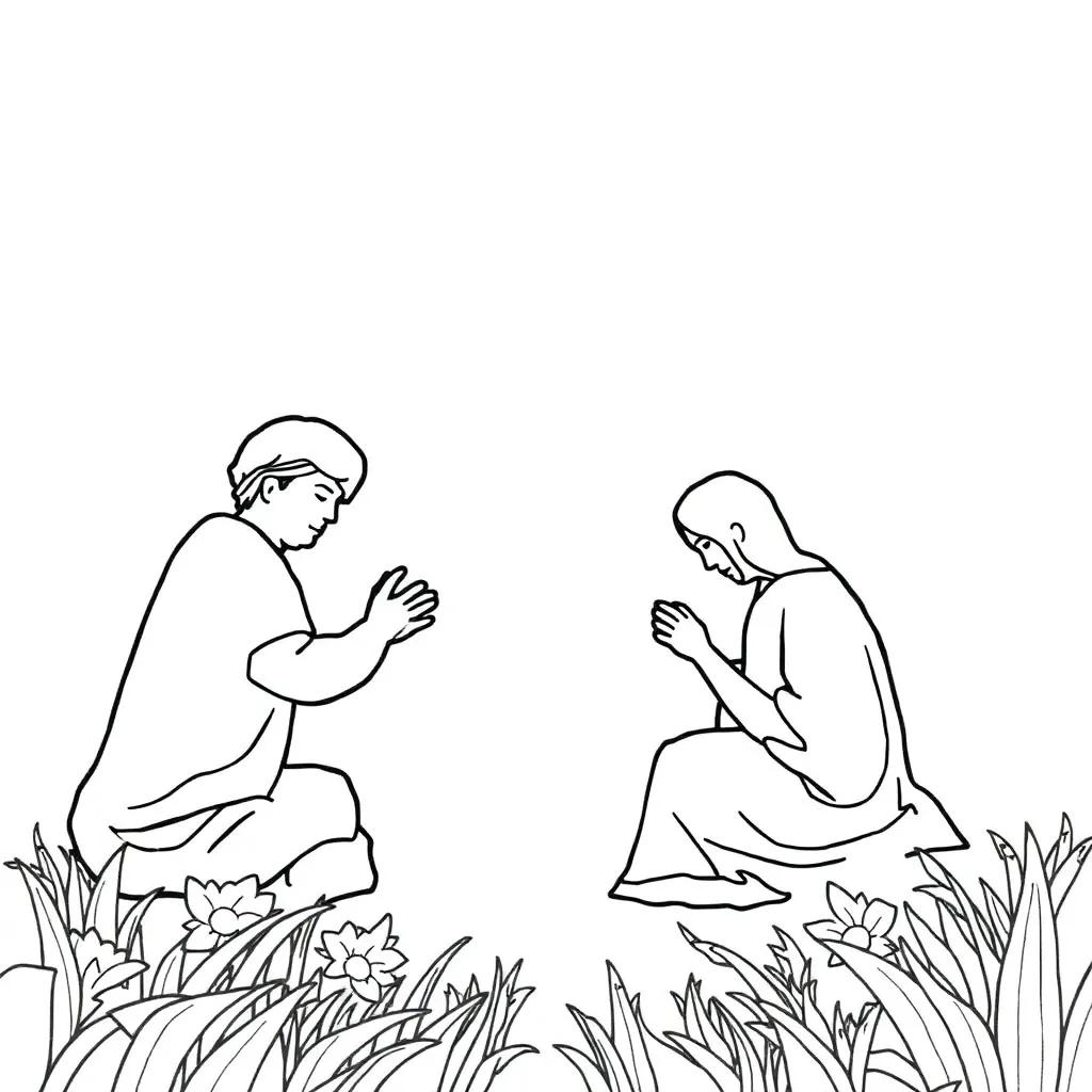 Lord’s Prayer Coloring Page