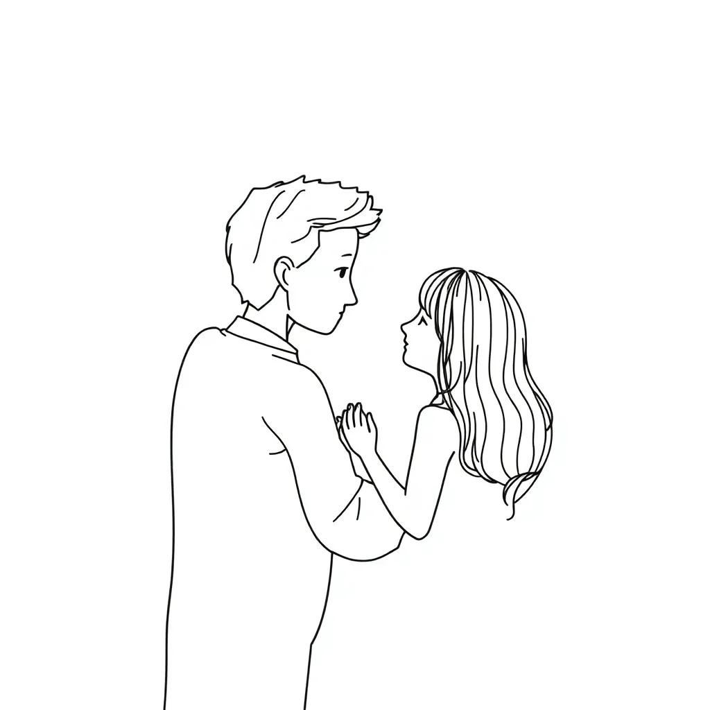 Love One Another Coloring Page