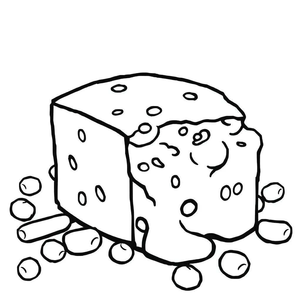 Mac And Cheese Coloring Pages
