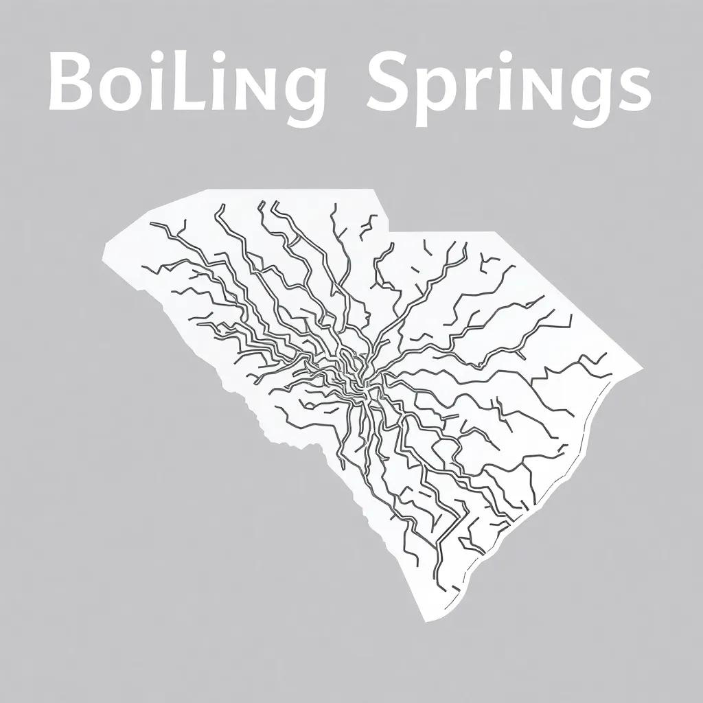 Map Of Boiling Springs South Carolina
