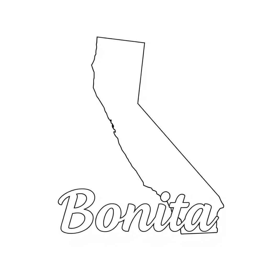 Map Of Bonita California