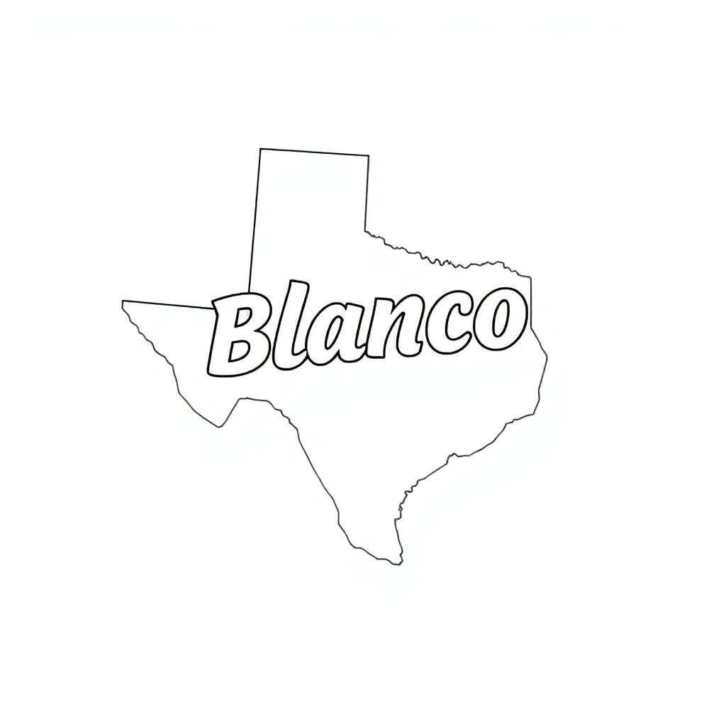Map Of Blanco Texas
