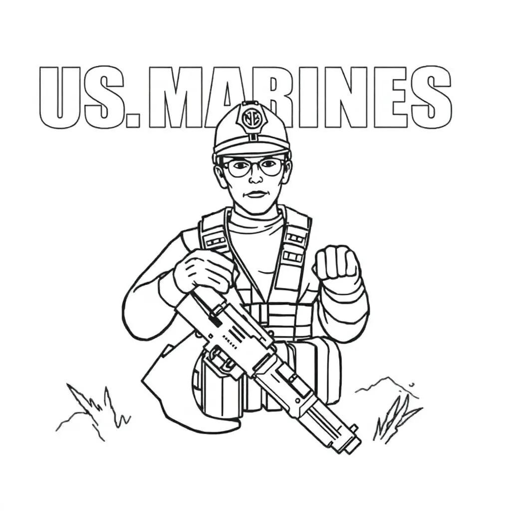 Us Marines Coloring Pages Us Marines Coloring Pages