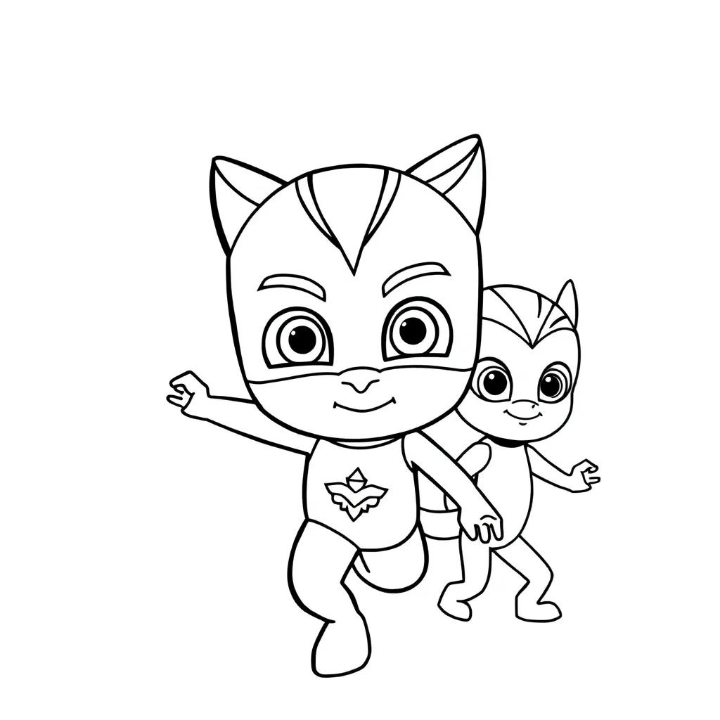 Pj Mask Coloring Pages Printable