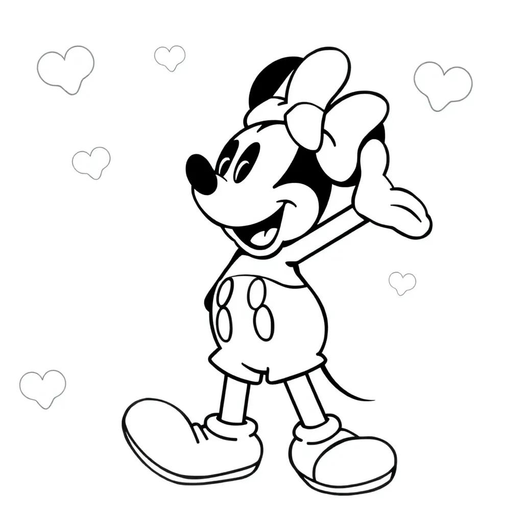Mickey Mouse Coloring Page Printable Mickey Mouse Coloring Page Printable