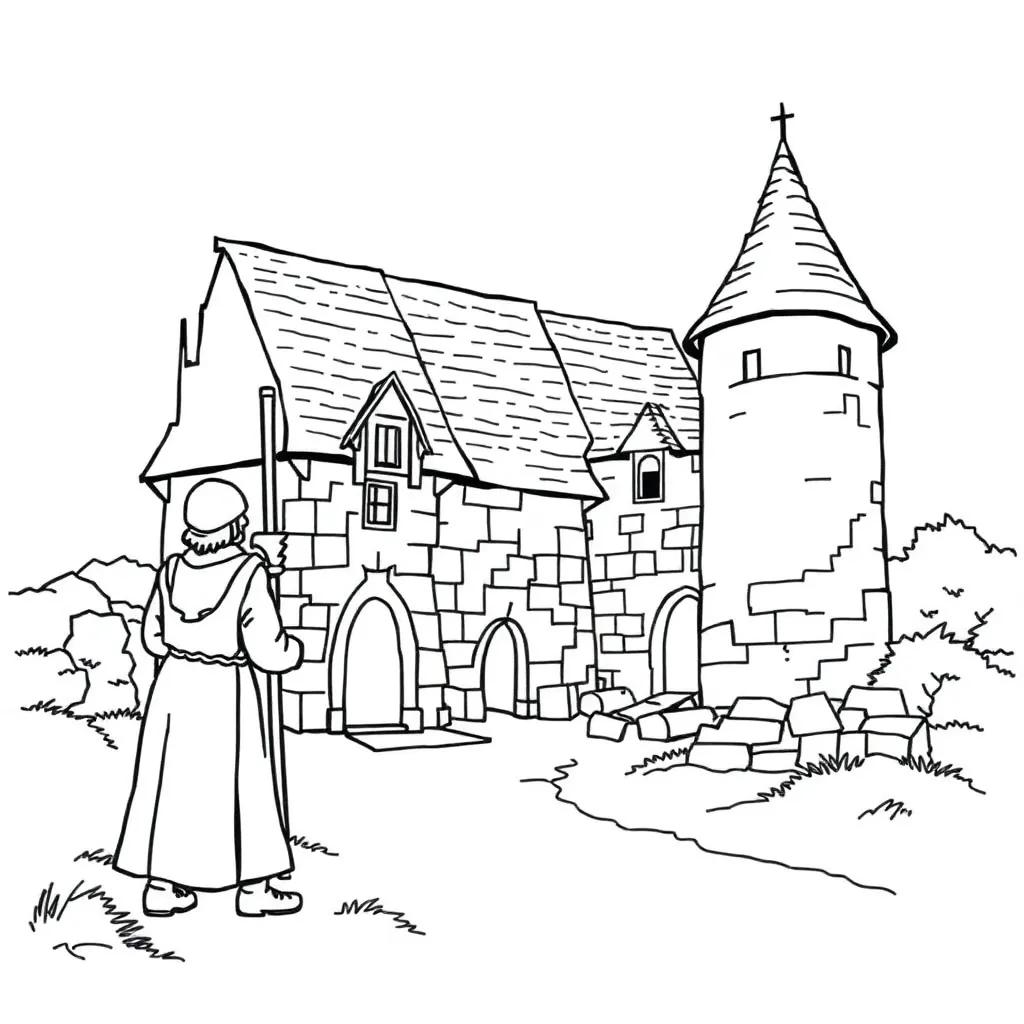 Middle Ages Coloring Pages Middle Ages Coloring Pages