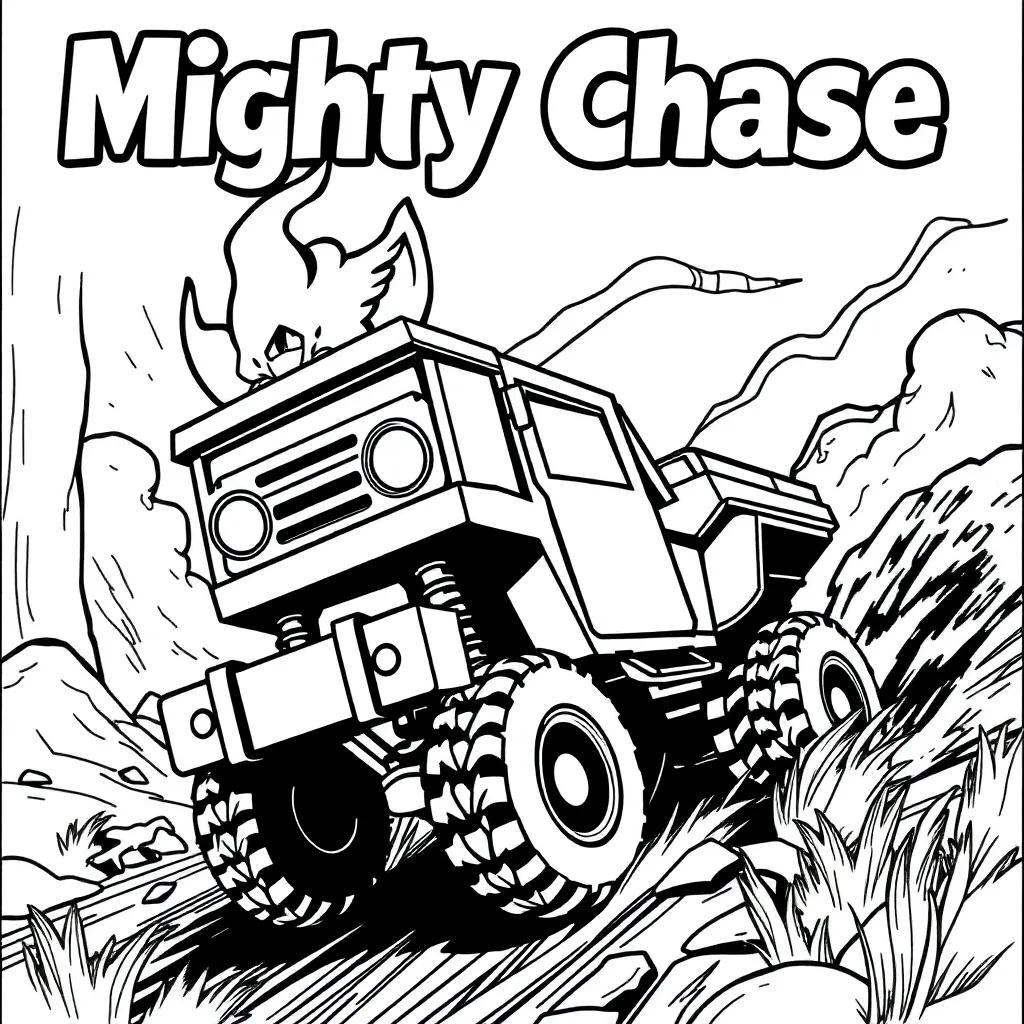 Mighty Chase Coloring Pages