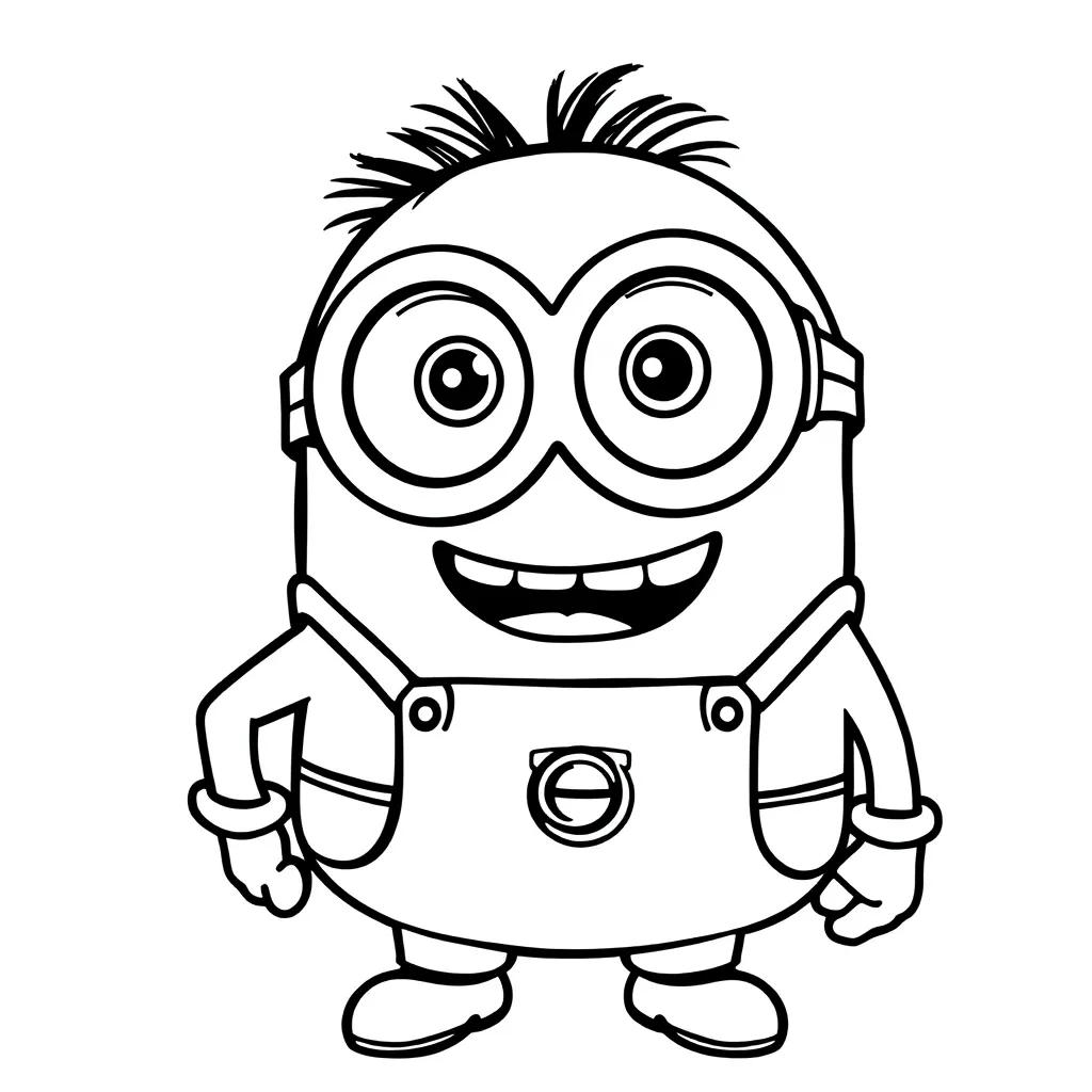 Minion Kevin Coloring Pages