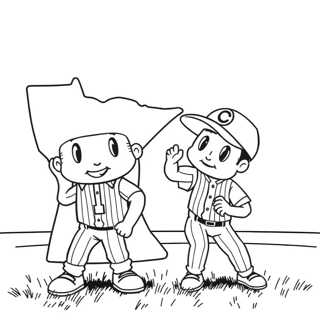 Minnesota Twins Coloring Pages