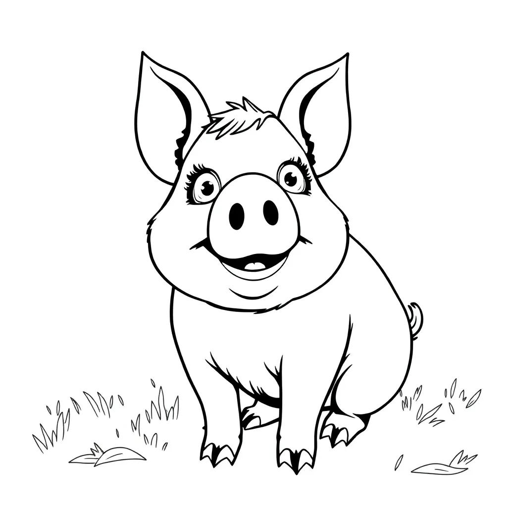 Miss Piggy Coloring Page