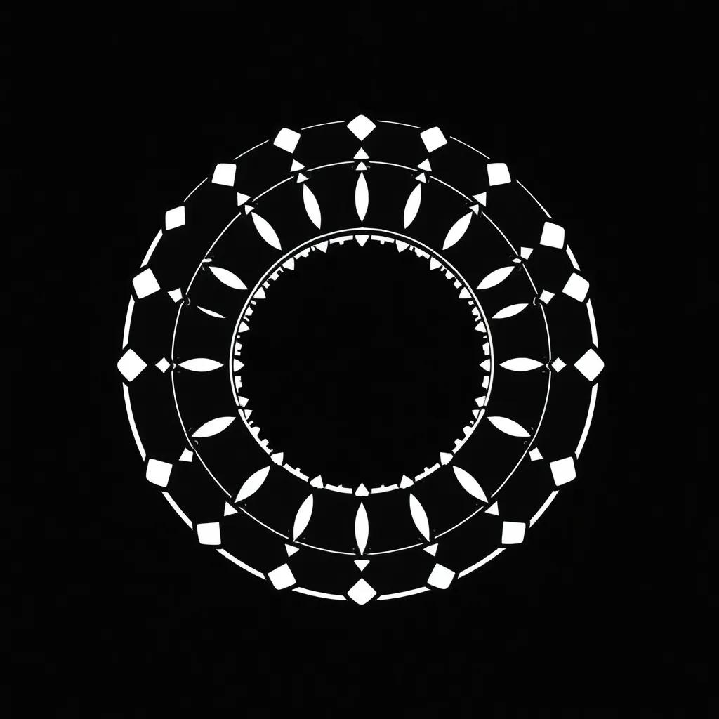 Miss Circle Coloring Page