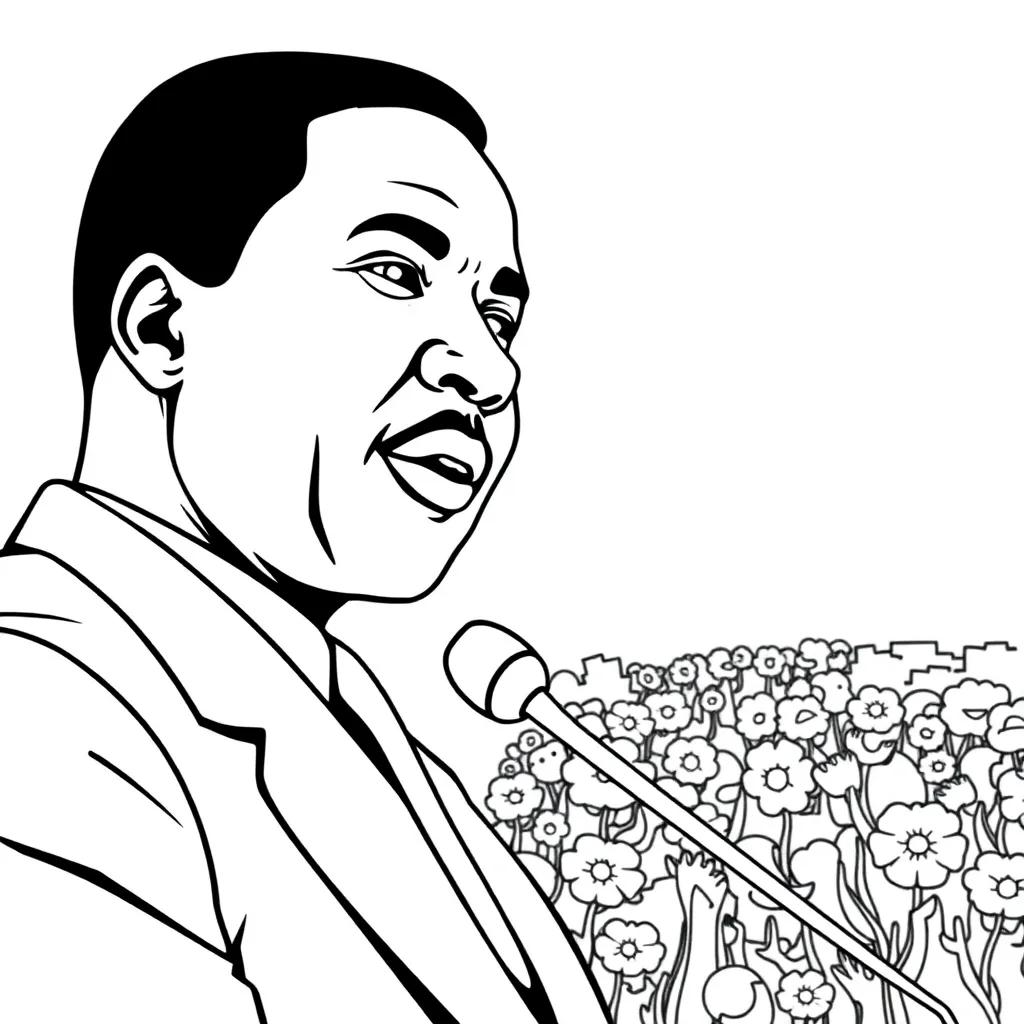 Mlk Day Coloring Pages
