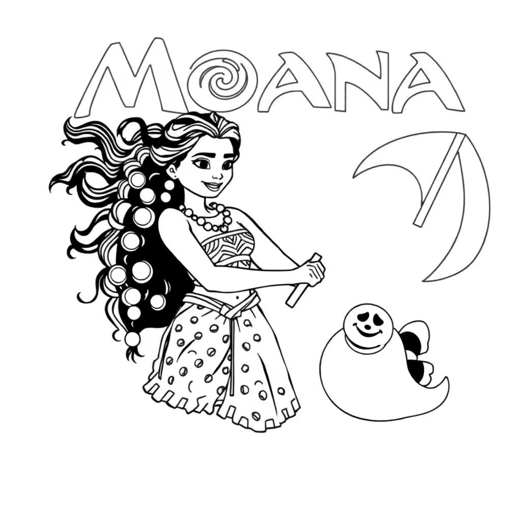 Moana Movie Coloring Pages