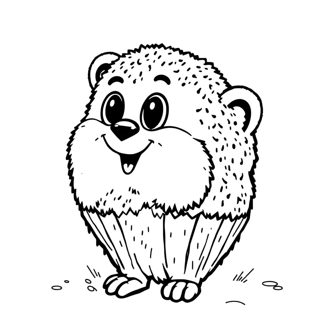 Muffin Bluey Coloring Page