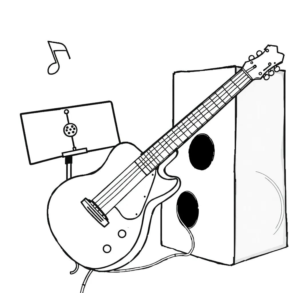 Music Coloring Pages Printable