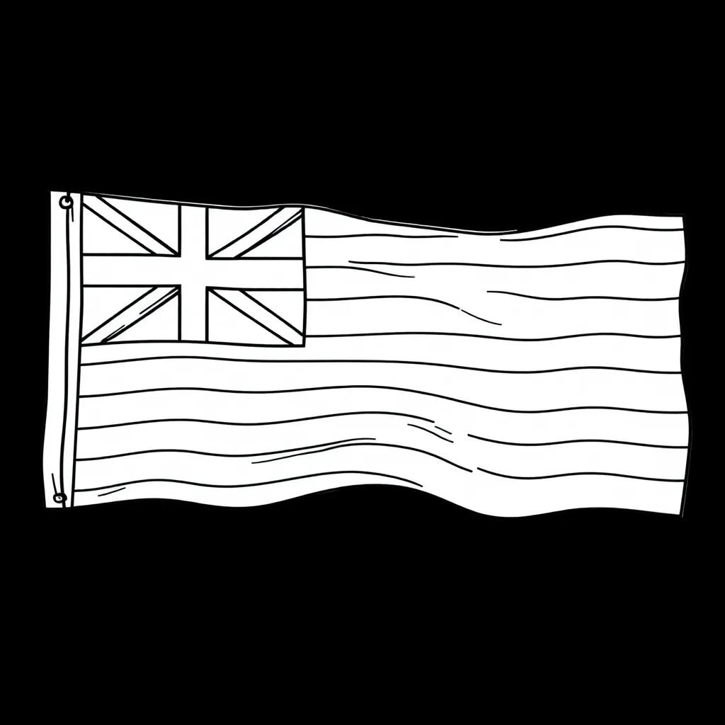 National Flag Coloring Pages