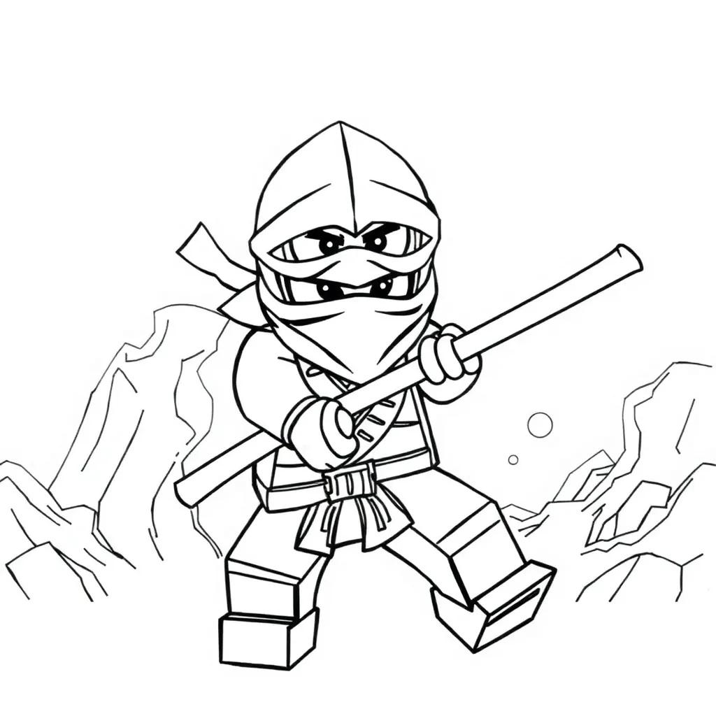 Ninjago Coloring Book Pages