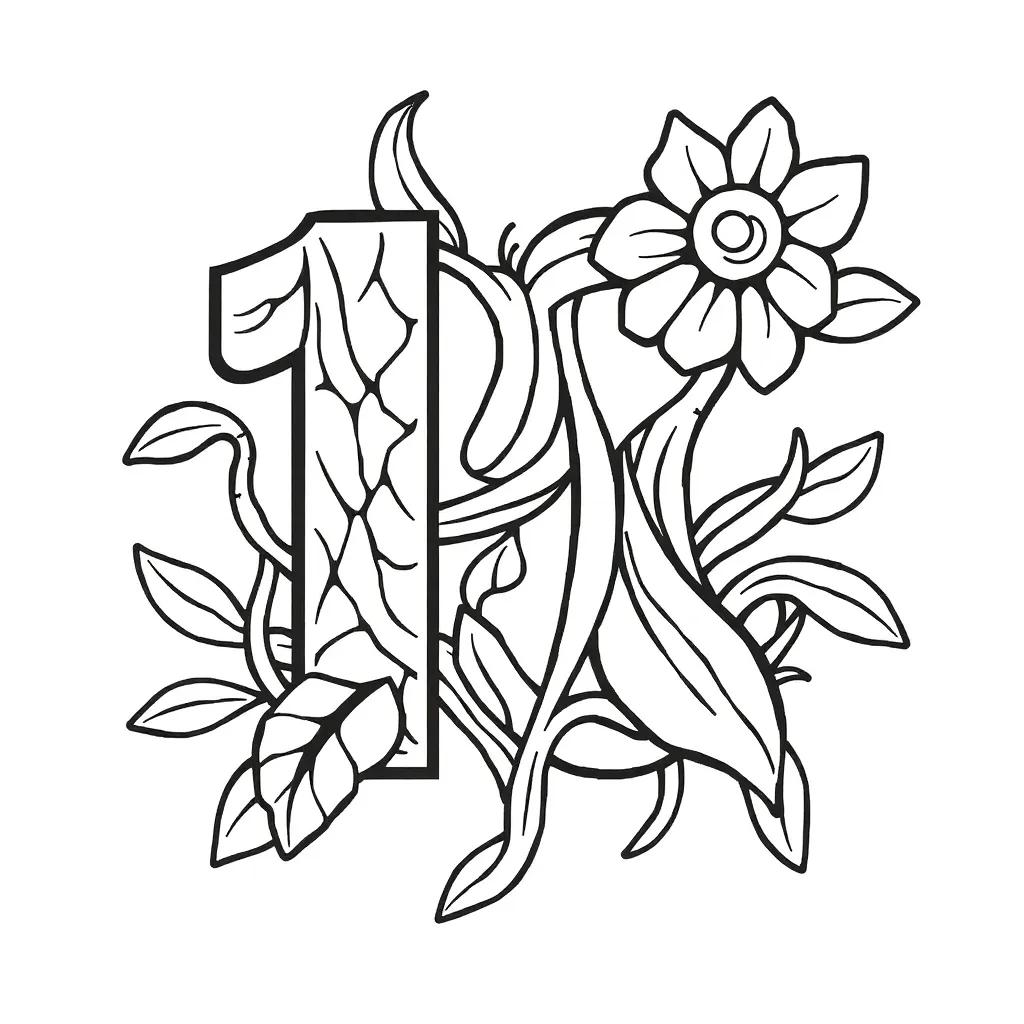 Number By Number Coloring Pages