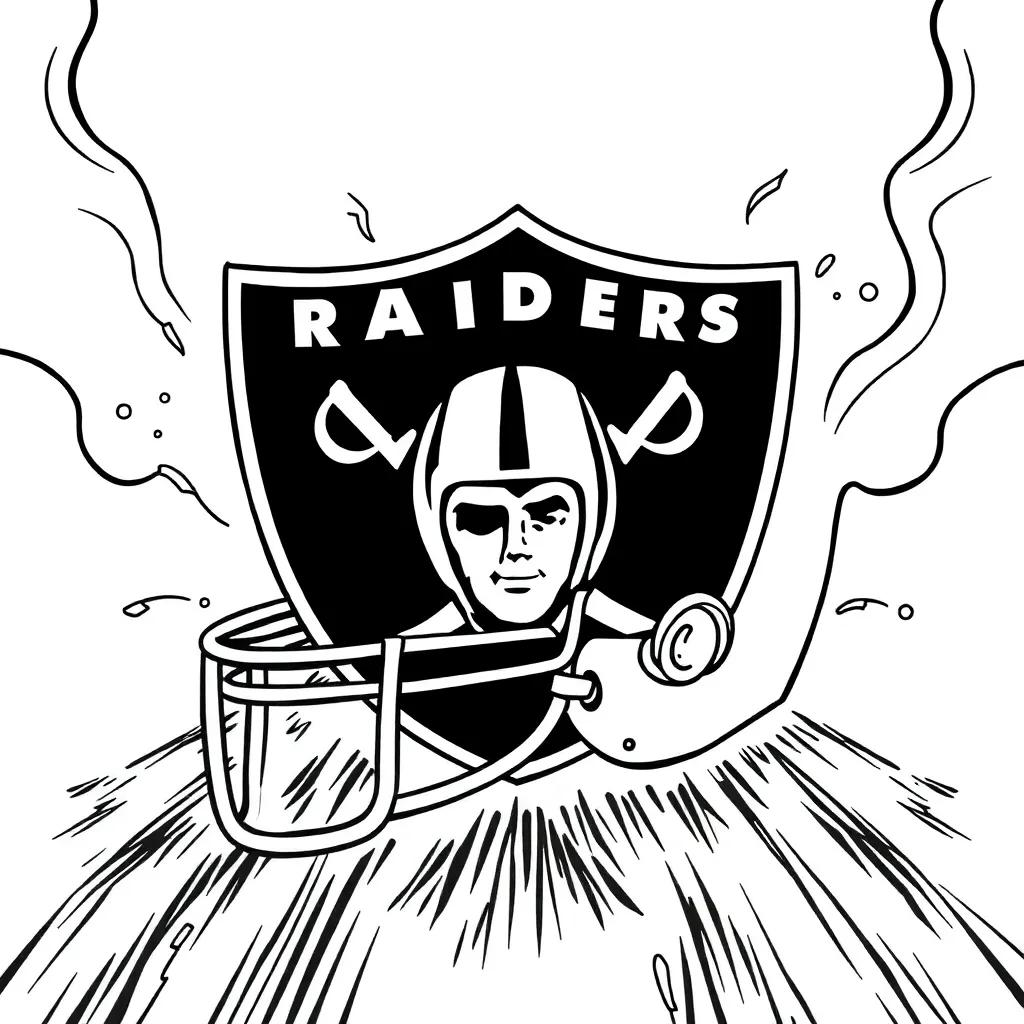 Oakland Raiders Coloring Pages