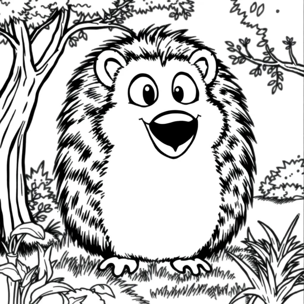 Over The Hedge Coloring Pages Over The Hedge Coloring Pages