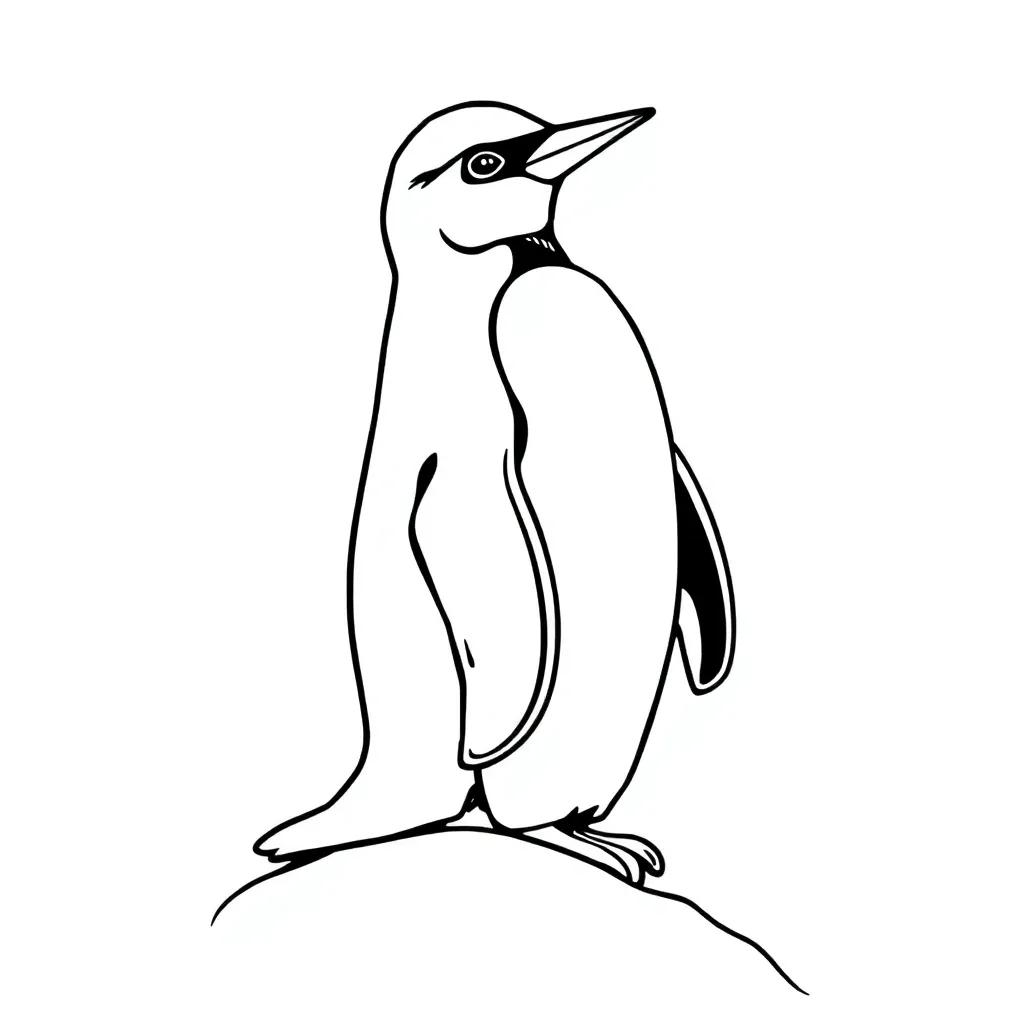 Penguin Free Coloring Pages