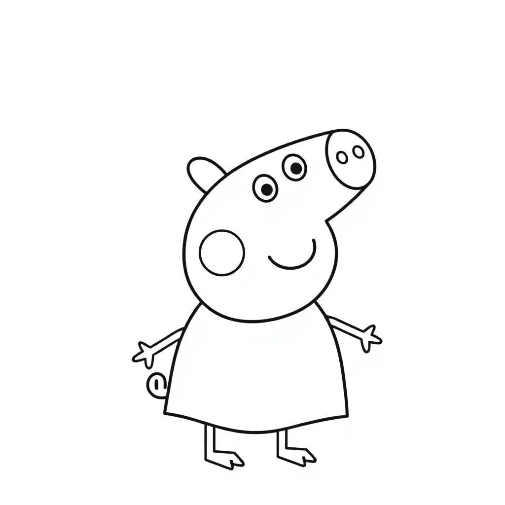 Peppa Pig Coloring Pages Free
