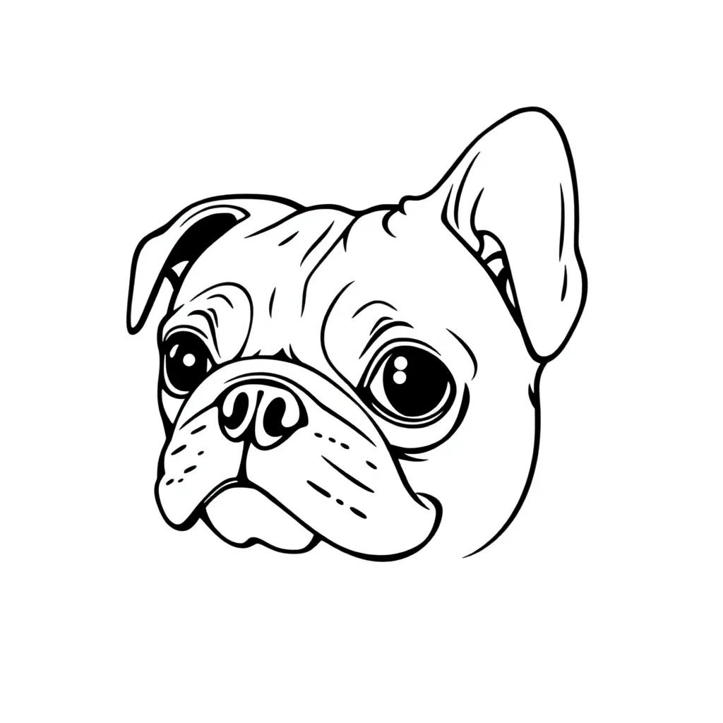 Pig The Pug Coloring Page
