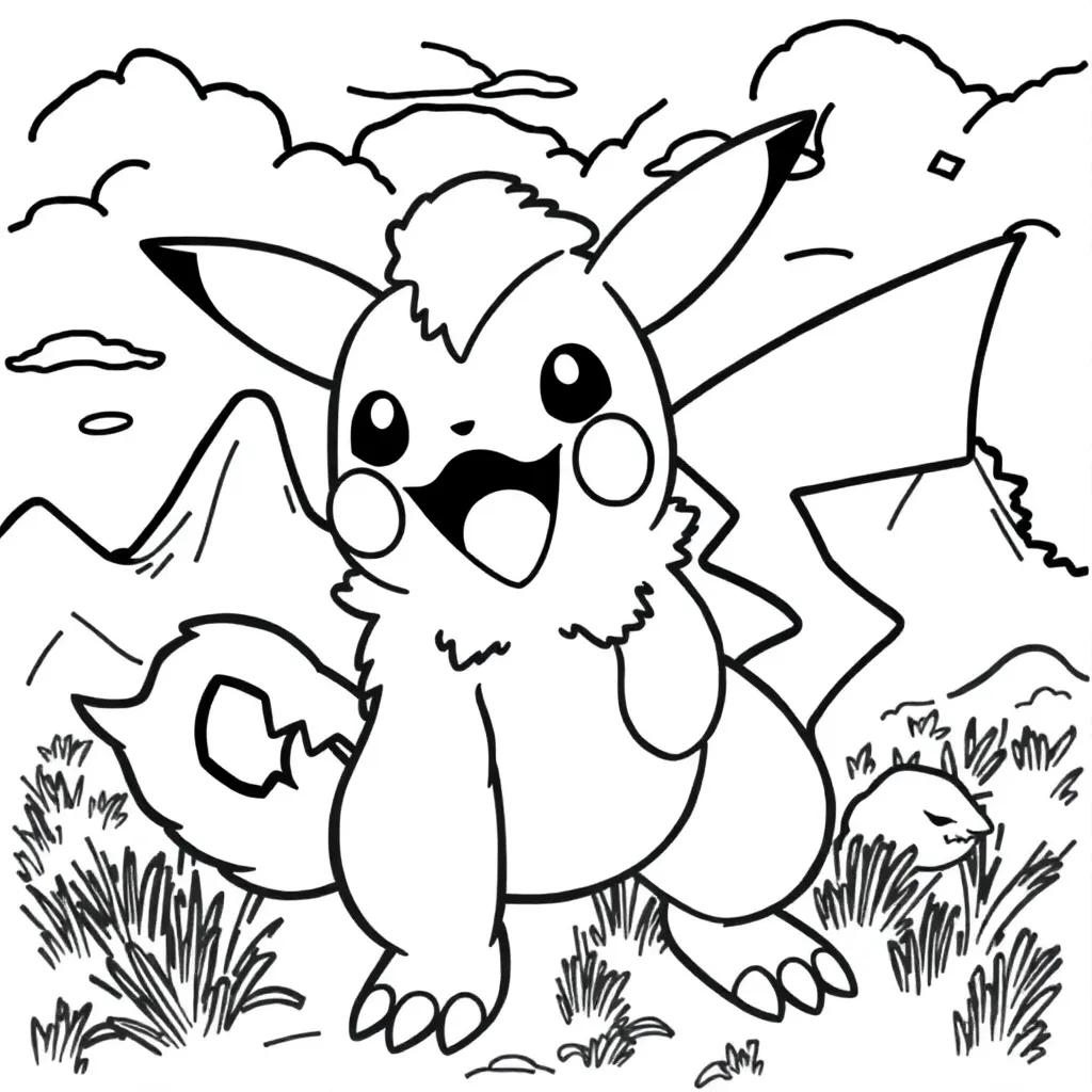 Pokemon Pictures Coloring Pages