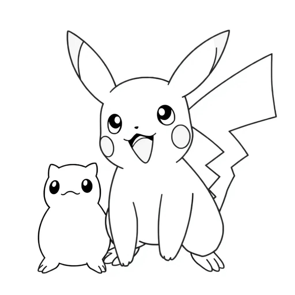 Pokemon Characters Coloring Pages
