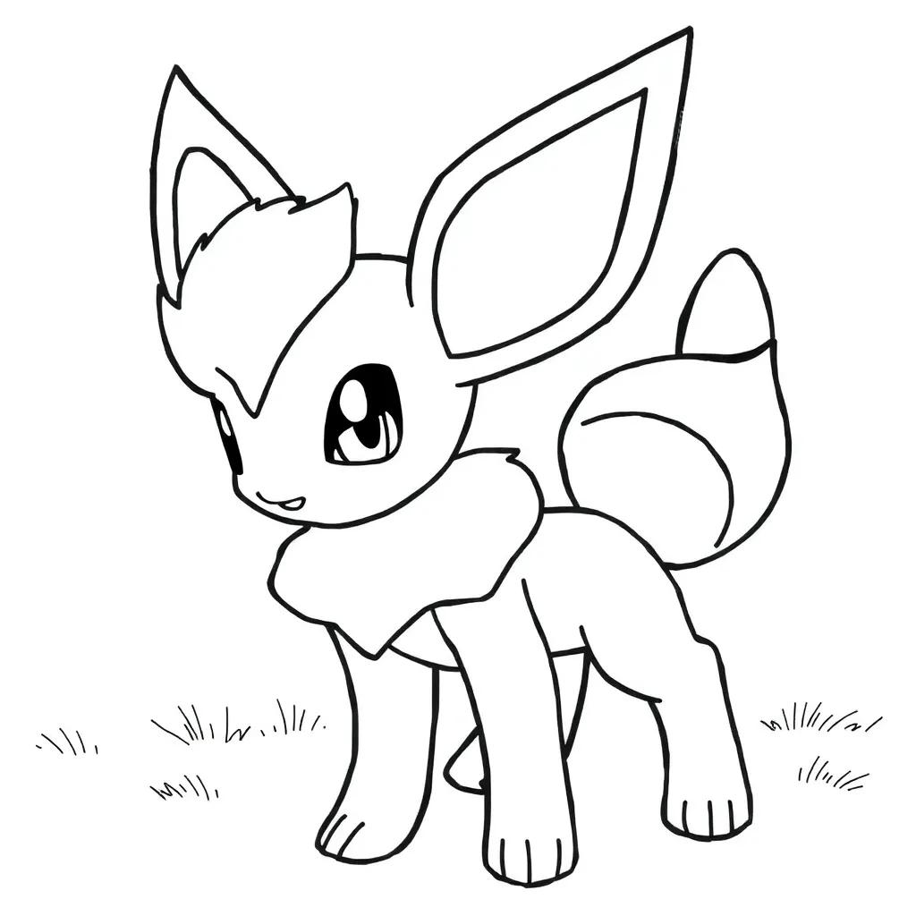 Pokemon Coloring Pages Sylveon
