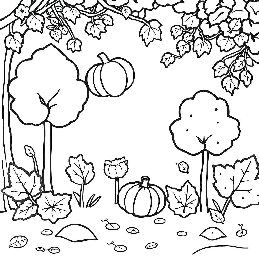 Preschool Coloring Pages Fall