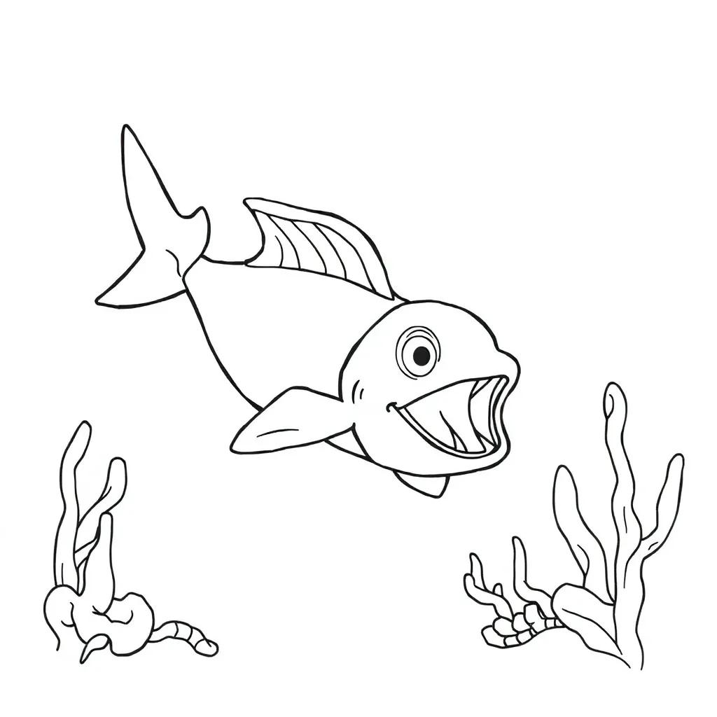 Preschool Ocean Coloring Pages