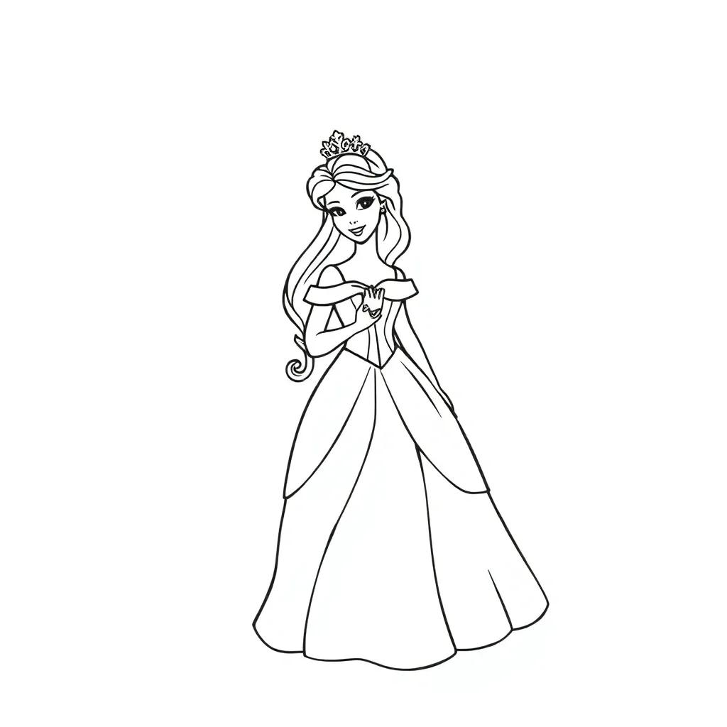 Princess Coloring Pages Belle