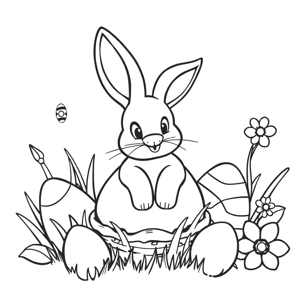 Printable Coloring Pages Of Easter