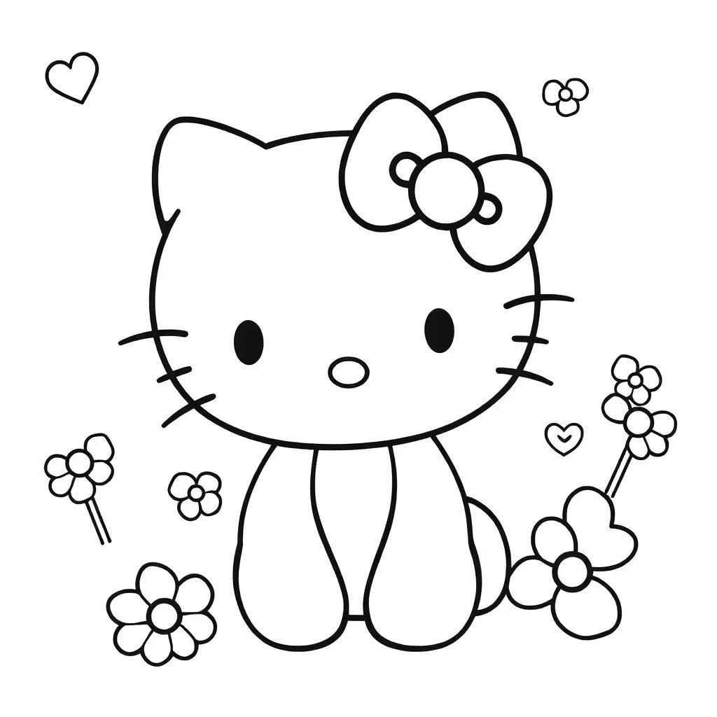 Printable Free Printable Hello Kitty Coloring Page Printable Free Printable Hello Kitty Coloring Page