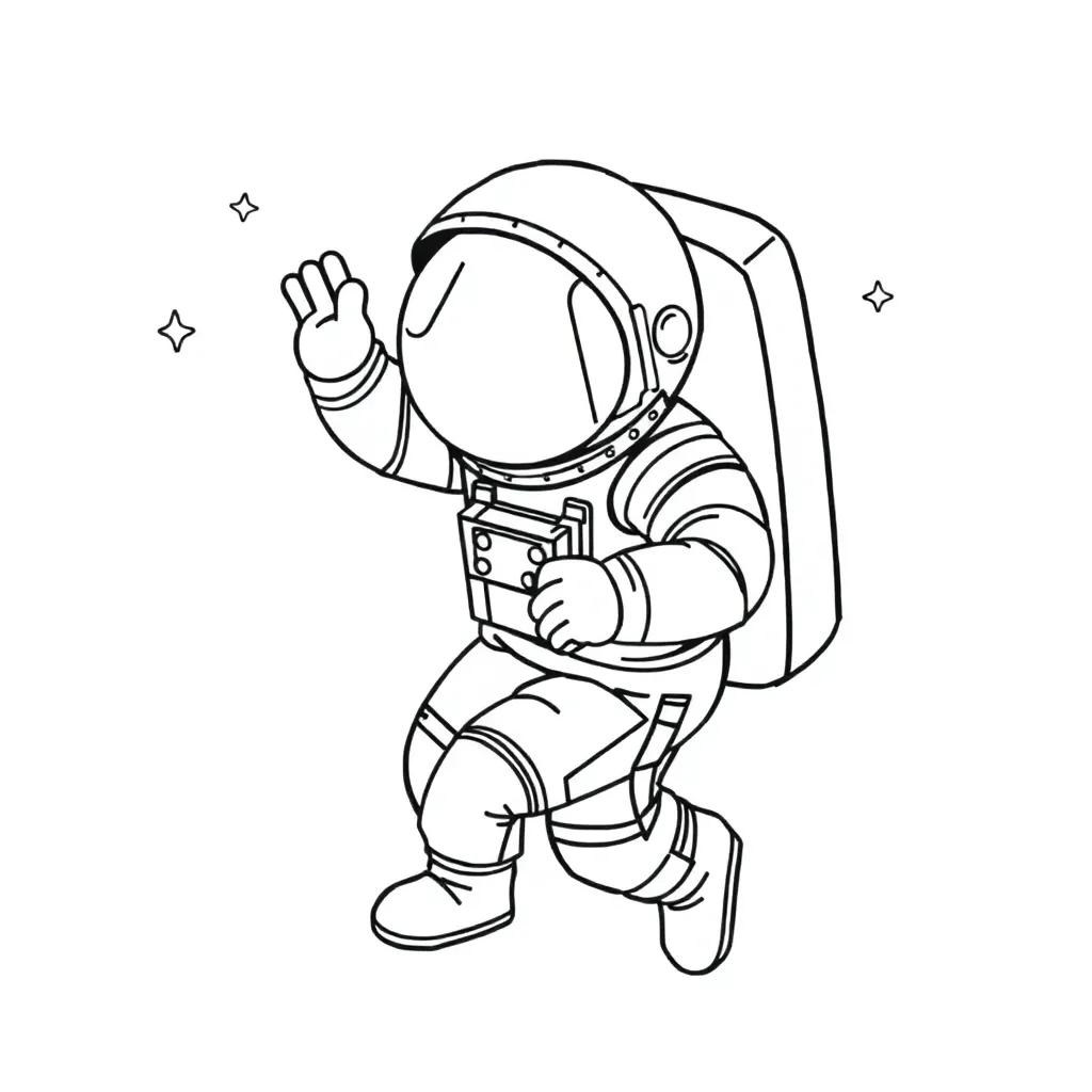 Printable Astronaut Coloring Pages Printable Astronaut Coloring Pages