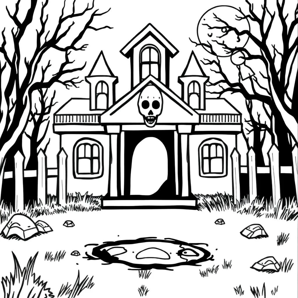 Printable Horror Movie Coloring Pages Printable Horror Movie Coloring Pages